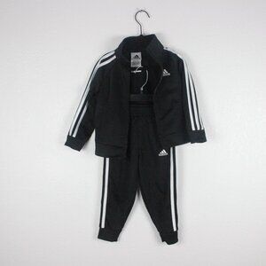 Adidas, Jacket and Pants Set, Boys 2T, Black